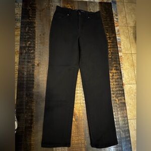 Womens Gloria Vanderbilt Amanda Denim Jeans Size 6 Black